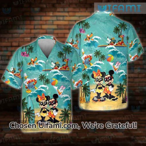 Mens Disney Hawaiian Shirt Famous Minnie Mouse Gifts For Adults