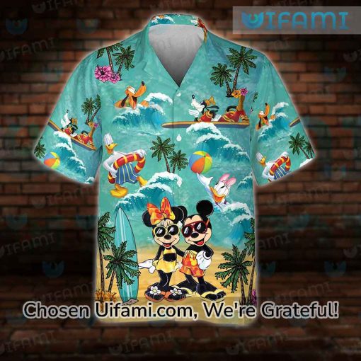 Mens Disney Hawaiian Shirt Famous Minnie Mouse Gifts For Adults