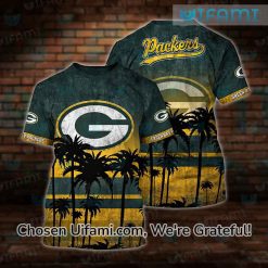 Mens Green Bay Packers Shirt 3D Playful Best Gifts For Packers Fans Best selling