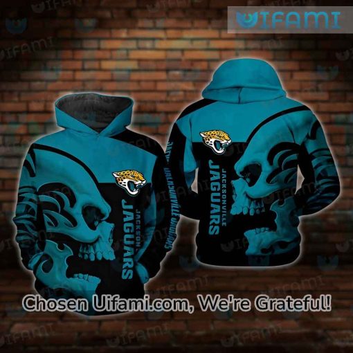 Men’s Jaguars Hoodie 3D Wonderful Skull Jacksonville Jaguars Gift