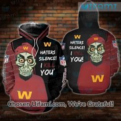 Mens Washington Commanders Hoodie 3D Achmed Haters Silence I Kill You Commanders Gift