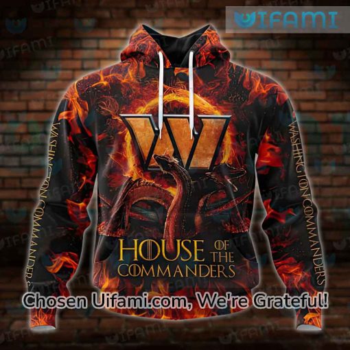 Men’s Washington Football Team Hoodie 3D Game Of Thrones House Of The Commanders Gift