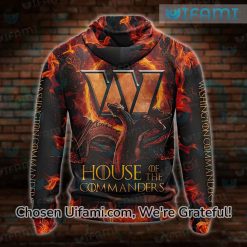 Mens Washington Football Team Hoodie 3D Game Of Thrones House Of The Commanders Gift 3