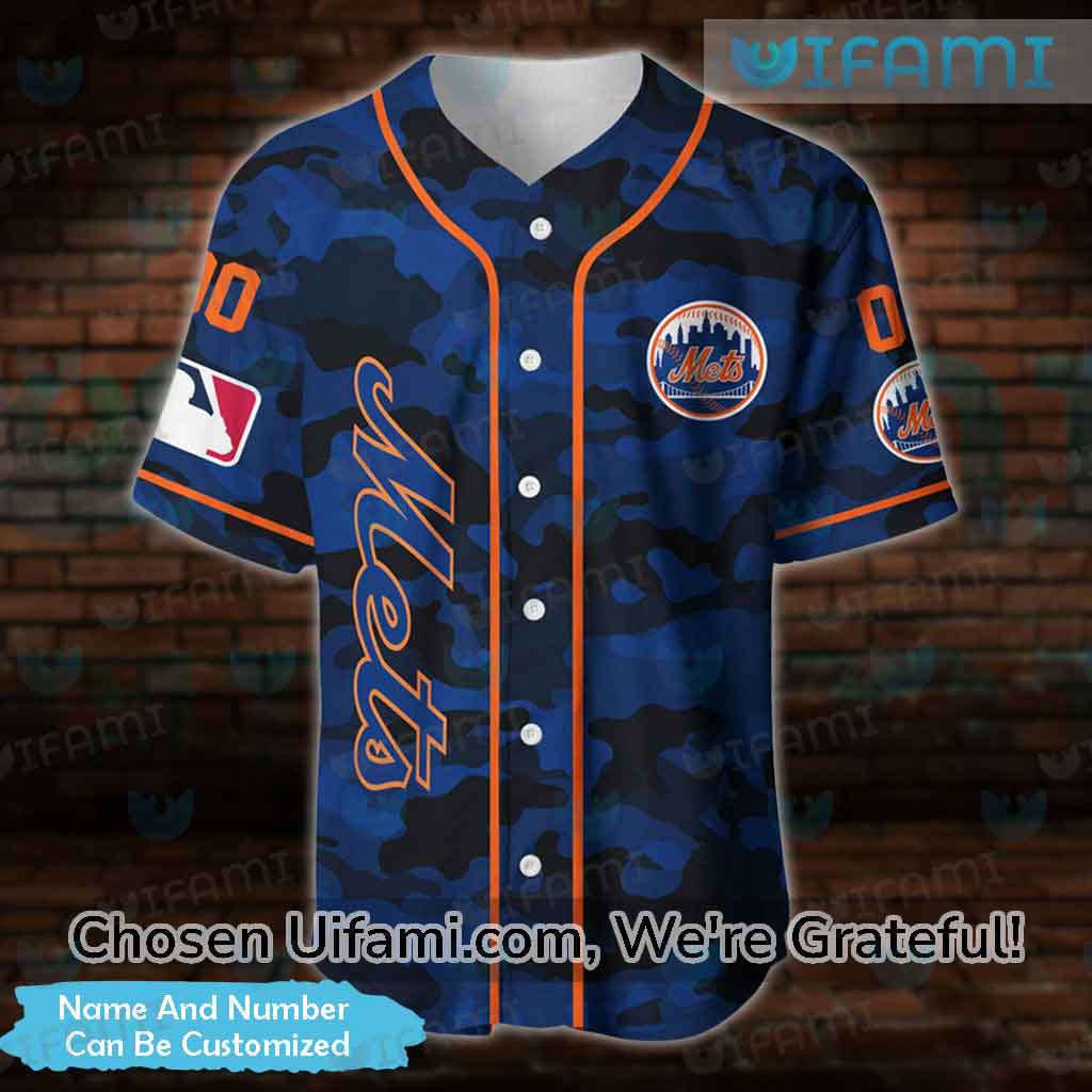 Mets Baseball Jersey Lighthearted Camo Personalized Mets Gifts -  Personalized Gifts: Family, Sports, Occasions, Trending