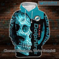 Miami Dolphins Hoodie 3D Inexpensive Skull Miami Dolphins Gift