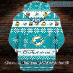 Miami Dolphins Hoodie Youth 3D Groot Grinch Baby Christmas Miami Dolphins Gift 5