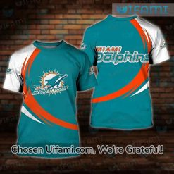 Miami Dolphins Retro Shirt 3D Captivating Miami Dolphins Gift