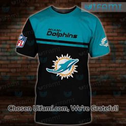 Miami Dolphins T-Shirt 3D Jaw-dropping Grim Reaper Unique Miami Dolphins Gifts