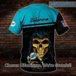 Miami Dolphins T Shirt 3D Jaw dropping Grim Reaper Unique Miami Dolphins Gifts Exclusive