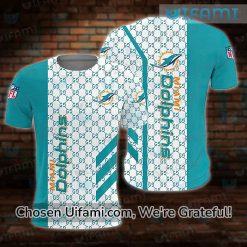 Miami Dolphins T-Shirt Vintage 3D Lighthearted Gucci Miami Dolphins Gift