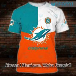 Miami Dolphins Vintage T-Shirt 3D Upbeat Miami Dolphins Gift