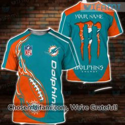 Miami Dolphins Womens Shirt 3D Powerful Miami Dolphins Christmas Gifts