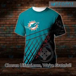 Miami Dolphins Women’s T-Shirt 3D Exclusive Miami Dolphins Gifts For Her