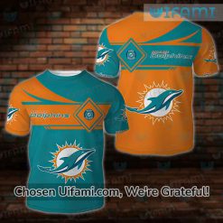 Miami Dolphins Youth T-Shirt 3D Playful Miami Dolphins Gift