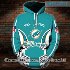 Miami Dolphins Zip Up Hoodie 3D Unique Miami Dolphins Gifts