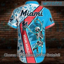 Miami Marlins Hawaiian Shirt Skeleton Inexpensive Marlins Gifts 3