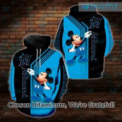 Miami Marlins Hoodie 3D Upbeat Mickey Marlins Gifts