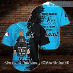 Miami Marlins Jersey Priceless Father And Son Best Team Ever Marlins Gifts