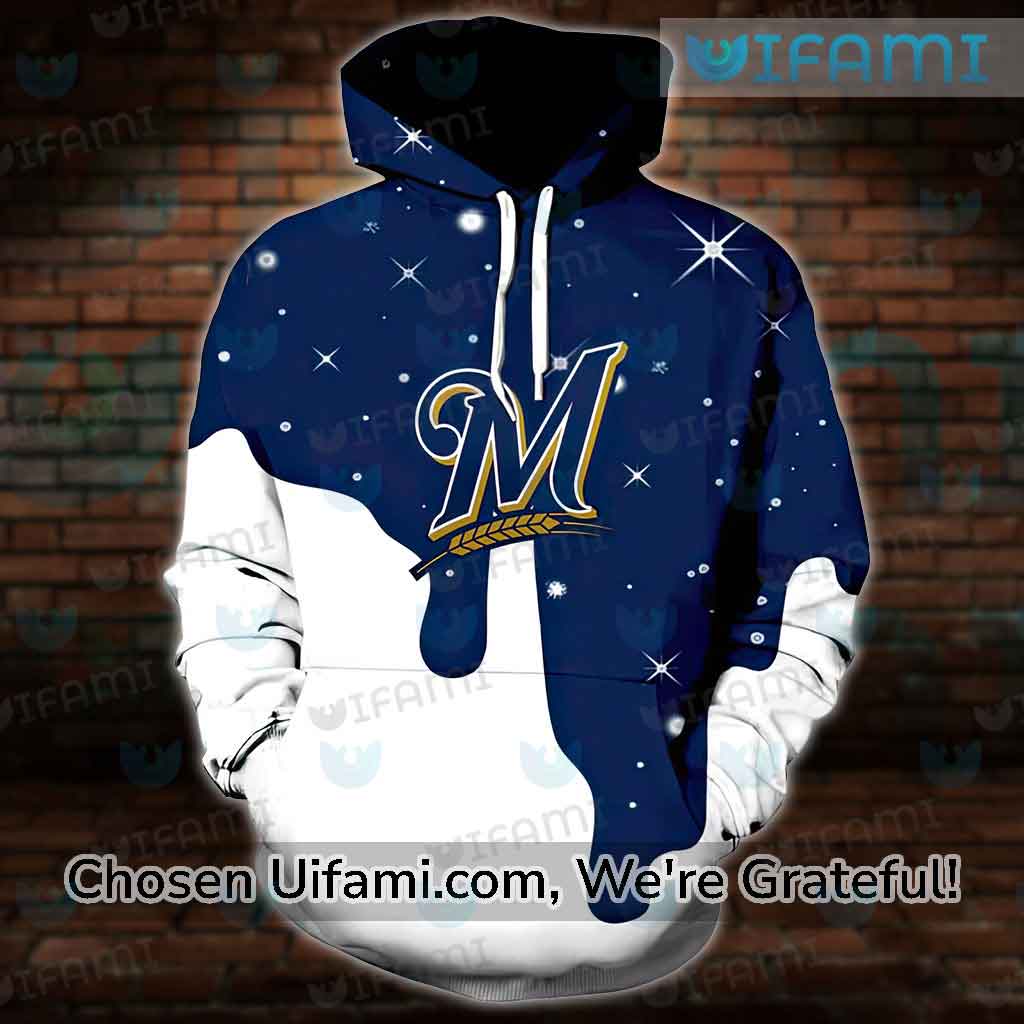 Milwaukee Brewers 3D Hoodie Zip Hoodie For Men Women MLB Fans - T-shirts  Low Price