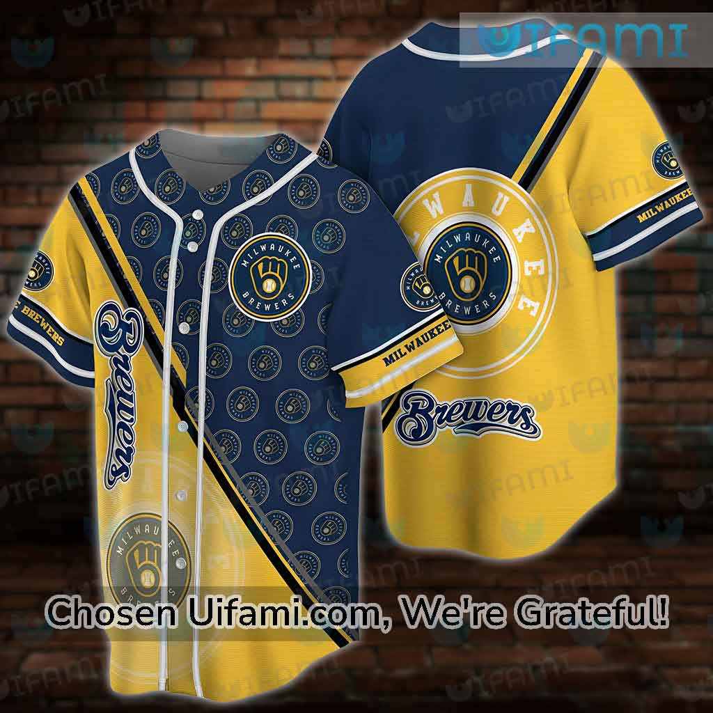 Custom Milwaukee Brewers Jersey Tantalizing Brewers Gift