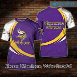 Minnesota Vikings Womens Shirt 3D Comfortable Gifts For Vikings Fans