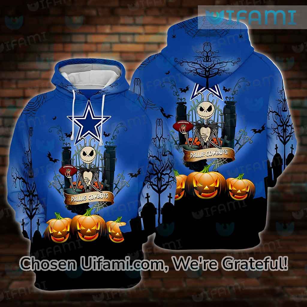 NFL Cowboys Hoodie 3D Famous Jack Skellington Gift For Dallas Cowboy Fan -  Personalized Gifts: Family, Sports, Occasions, Trending