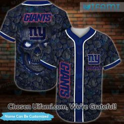NY Giants Baseball Jersey Personalized Magnificent Skull New York Giants Gift