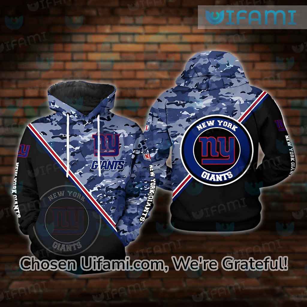 NFL New York Giants Blue Hoodie, Zip Hoodie 3D All Over Print For Fans