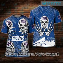 NY Giants Vintage T-Shirt 3D Skull Unique NY Giants Gifts