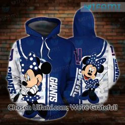 NY Giants Womens Hoodie 3D Novelty Minnie Mouse New York Giants Gift