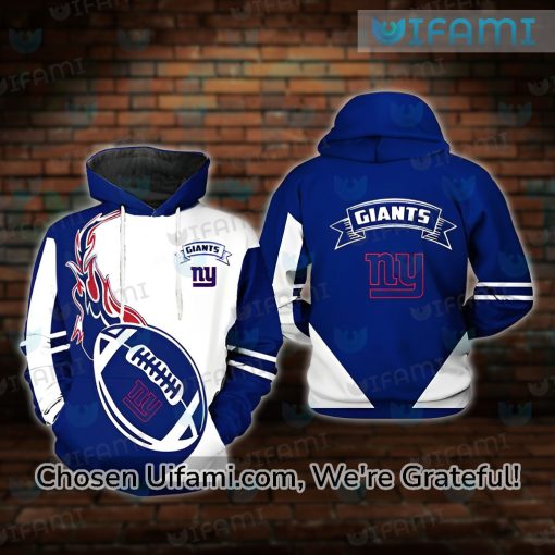 NY Giants Zip Up Hoodie 3D Selected New York Giants Gift