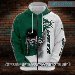 NY Jets Hoodie 3D Dazzling Eddie The Head New York Jets Gift