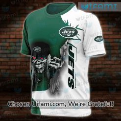 NY Jets Vintage T Shirt 3D Surprising Eddie The Head Jets Gifts For Men