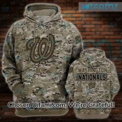 Nationals Hoodie 3D New Camo Washington Nationals Gift