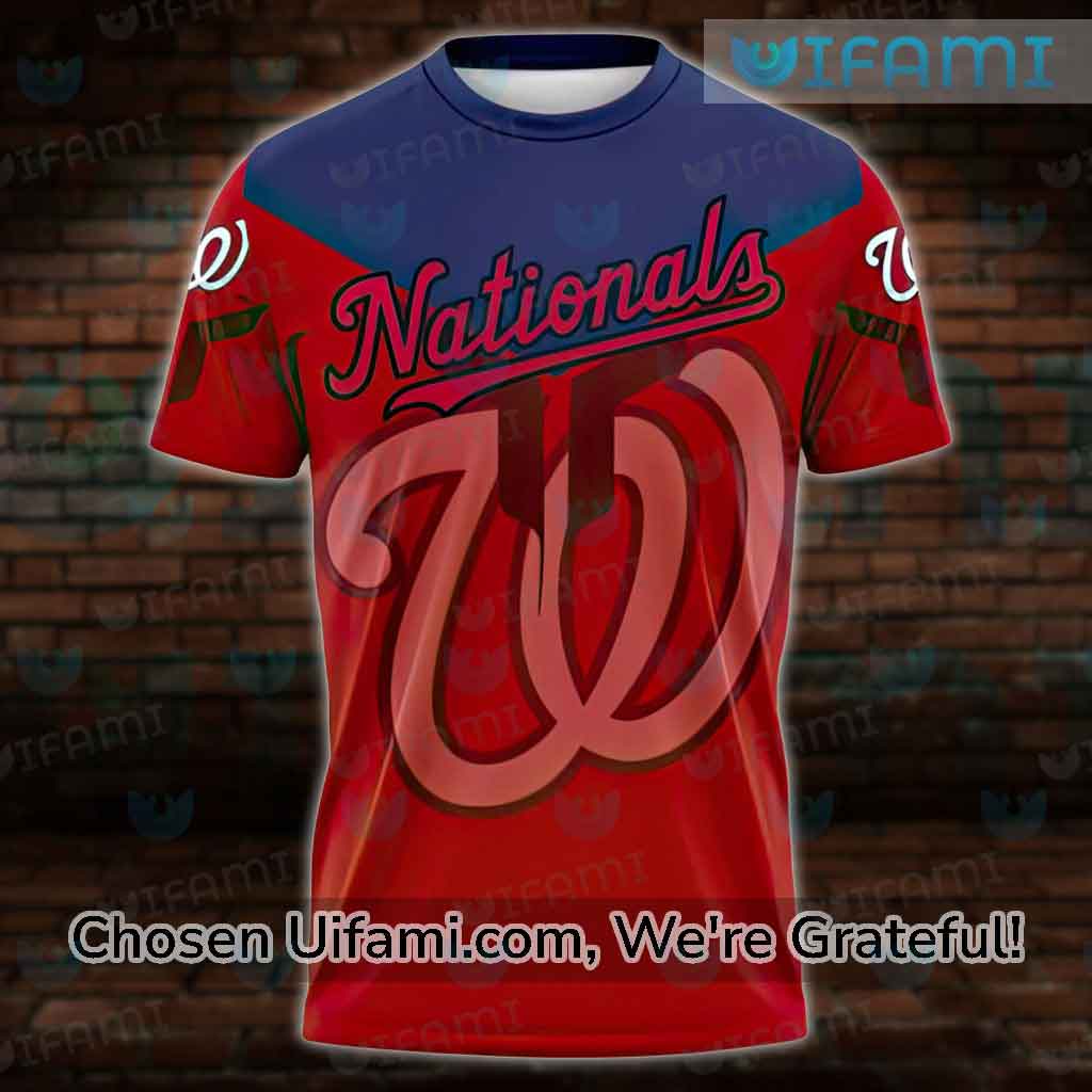 Custom 3D Washington Nationals Baseball Jersey Shirt - Men Women