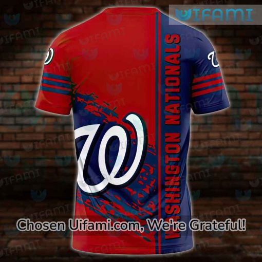 Nationals Tshirt 3D Novelty Gifts For Washington Nationals Fans