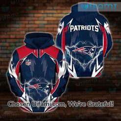New England Patriots Hoodie 3D Simple Patriots Gift