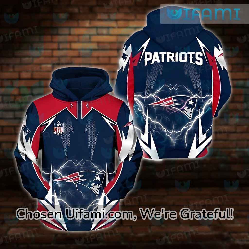 New England Patriots NFL 3D Fleece Hoodie Jacket Impressive Gift