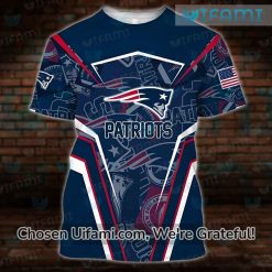New England Patriots T-Shirt 3D Unexpected Patriots Gifts For Boyfriend