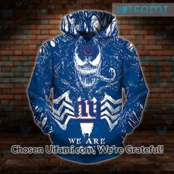 New York Giants Hoodie Mens 3D Venom We Are NY Giants Christmas Gifts
