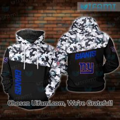 New York Giants Military Hoodie 3D Impressive Camo NY Giants Gifts