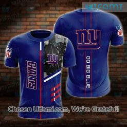 New York Giants T-Shirt 3D Valuable Go Big Blue NY Giants Gifts For Him