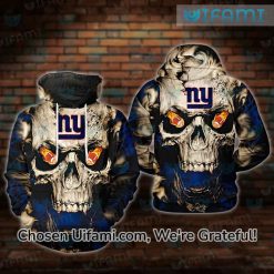New York Giants Womens Hoodie 3D Useful Skull NY Giants Gifts