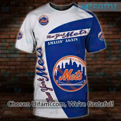 New York Mets T-Shirt 3D Perfect Gifts For Mets Fans