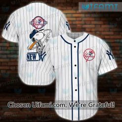 New York Yankees Baseball Jersey Playful Snoopy Yankees Gift