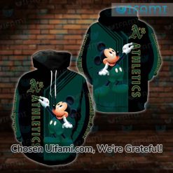 Oakland A’S Hoodie 3D Brilliant Mickey Oakland Athletics Gifts