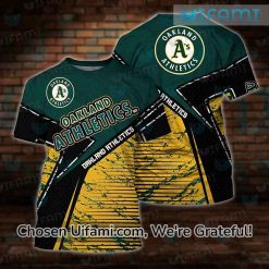 Oakland A’S Women’s Shirt 3D Captivating Oakland Athletics Gifts