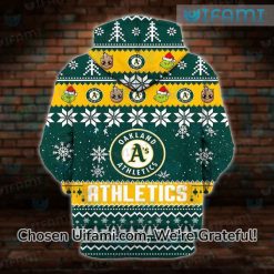 Oakland AS Hoodie 3D Bountiful Christmas Snoopy Oakland Athletics