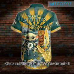 Oakland Athletics Hawaiian Shirt Baby Yoda Memorable Oakland Athletics Gifts 3