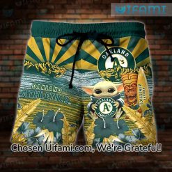 Oakland Athletics Hawaiian Shirt Baby Yoda Memorable Oakland Athletics Gifts 4